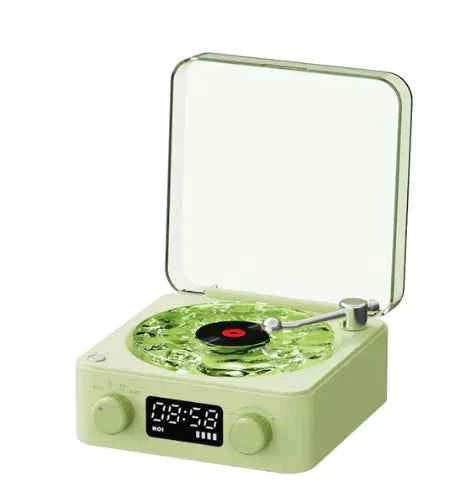 Bluetooth Retro Turntable Speaker with RGB Lights