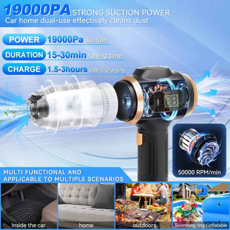 Belibuy 6-in-1 Portable Vacuum